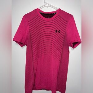 Under Armour Men's Pink T-Shirt